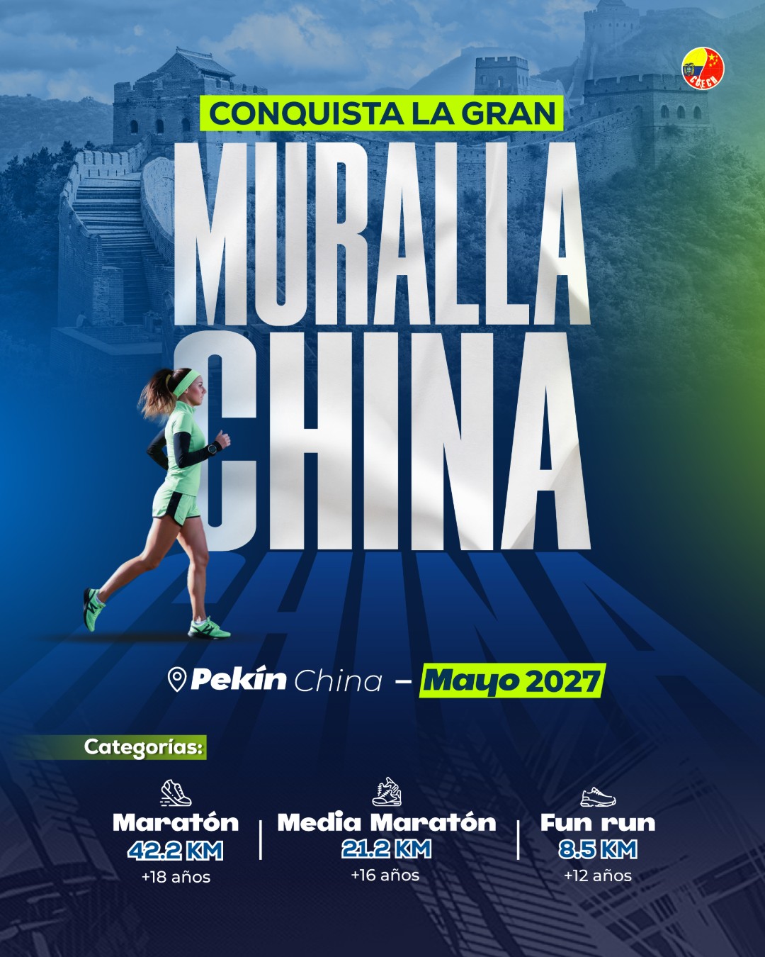 Maratón a la Gran Muralla China